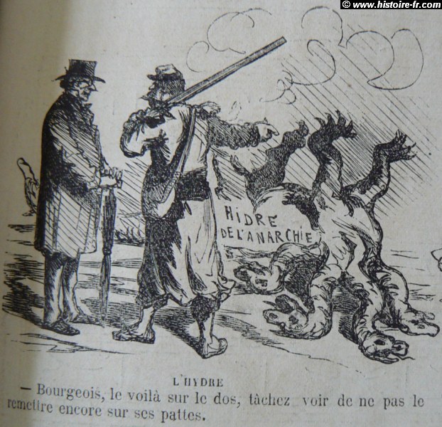 Résultat de recherche d'images pour "Caricatures contre la Commune de Paris"