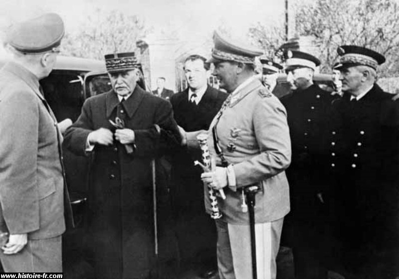 rencontre de montoire entre pétain et hitler