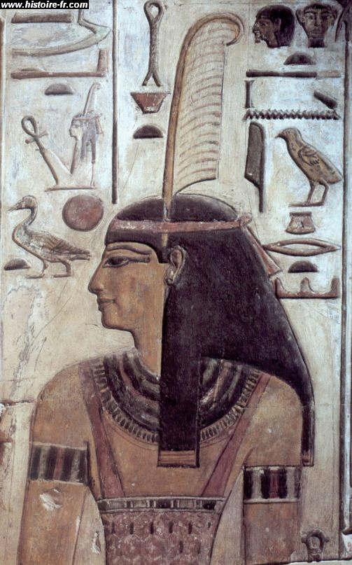 Le Panthéon des "dieux" Maat_tombe_sethi_I